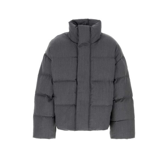 Entire Studios Unisex Dark Grey Wool Down Jacket